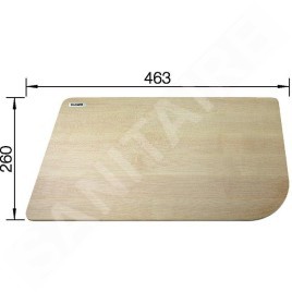 Blanco Accessoires - Planche à découper Delta II, 463x260 mm, érable 232841