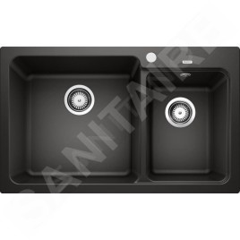 Blanco Naya 8 - Évier en silgranit, 815x500 mm, noir 525944