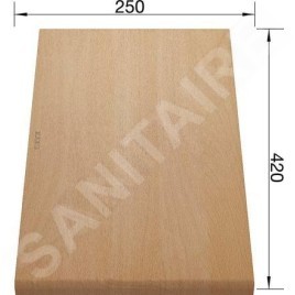 Blanco Accessoires - Planche à découper Dalago, bois de hêtre 232817