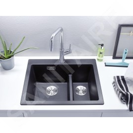 Blanco Pleon 6 Split - Évier en silgranite, 615x510 mm, anthracite 521689
