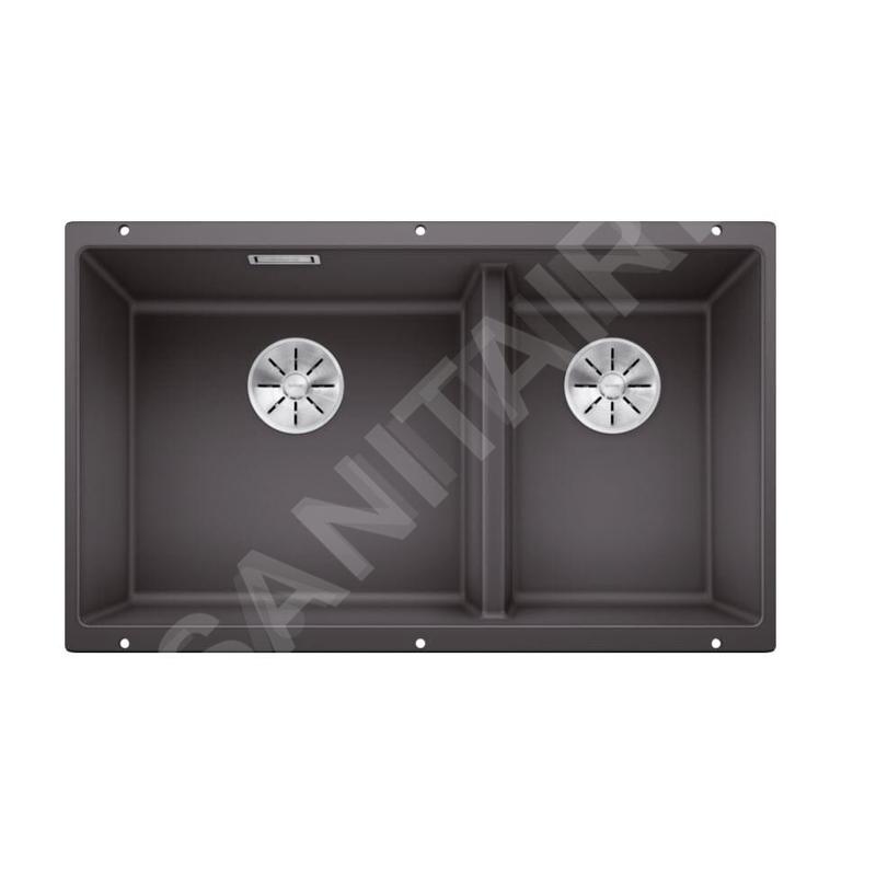 Blanco Subline 480/320 - Évier en silgranite, 855x460 mm, gris rocher 523585