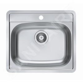 Alveus More - Évier 560x500 mm, inox 1106813