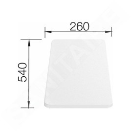 Blanco Accessoires - Planche à découper Lago 540x260 mm, blanc 210521