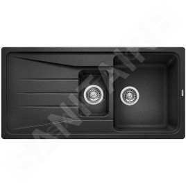 Blanco Sona 6 - Évier en silgranit 1000x500 mm, noir 525975