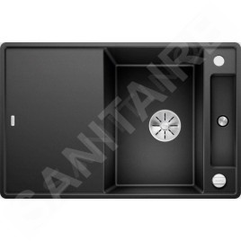Blanco Axia III 45 - Évier en silgranit, 770x500 mm, avec accessoires, InFino, noir 525842