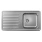 Hansgrohe Éviers - Évier encastré S4111-F400 avec égouttoir, inox 43341800