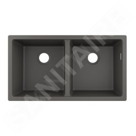 Hansgrohe Éviers - Evier encastré granit S510-U770, pierre grise 43434290