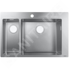 Hansgrohe Éviers - Evier encastré S711-F655, inox 43309800