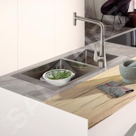Hansgrohe Éviers - Evier encastré S711-F655, inox 43309800