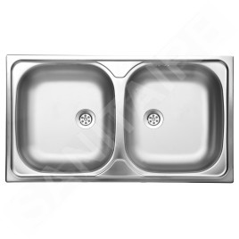Novaservis Éviers - Évier, 450x800 mm sans trop-plein, inox DR45/80