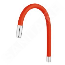 Novaservis Accessoires - Flexible pour mélangeur d'évier, rouge/chrome RAM70710,0CV