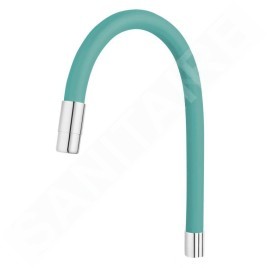 Novaservis Accessoires - Flexible pour mélangeur d'évier, menthe/chrome RAM70710,0M