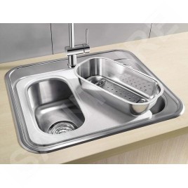 Blanco Accessoires - Vide-sauce pour petits bacs d’évier, inox 208195