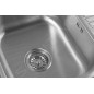 Aqualine Éviers - Evier 780x480 mm, acier inoxydable AQ7848B