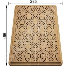 Blanco Accessoires - Planche à découper décoratif Faron, 285x465 mm, bois 237591