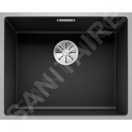 Blanco Subline 500 - Évier en silgranit, 543x443 mm, SteelFrame, noir 525997