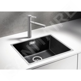Blanco Subline 500 - Évier en silgranit, 543x443 mm, SteelFrame, noir 525997