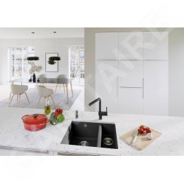 Blanco Rotan 340/160 - Évier en silgranit, 555x460 mm, blanc 523078