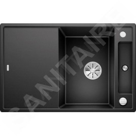 Blanco Axia III 45 - Évier en silgranit, 780x510 mm, avec accessoires, InFino, noir 525840