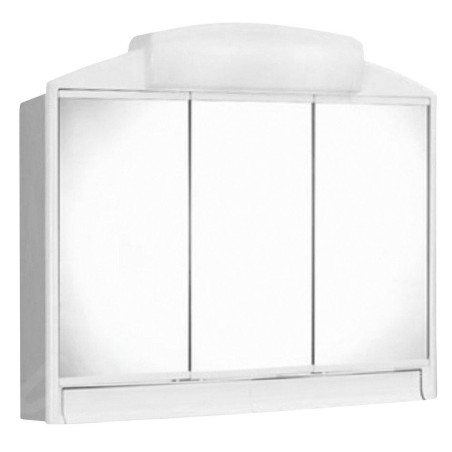 Aqualine Rano - Armoire de toilette 590x510x160 mm, blanc 541302