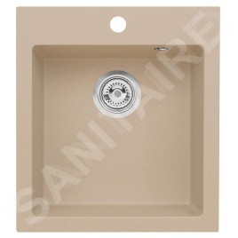Alveus Cortina - Évier en granit 450x500 mm, beige 1133431
