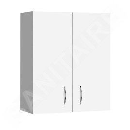 Aqualine Simplex Eco - Armoire suspendue 500x600x240 mm, blanc mat SIME530