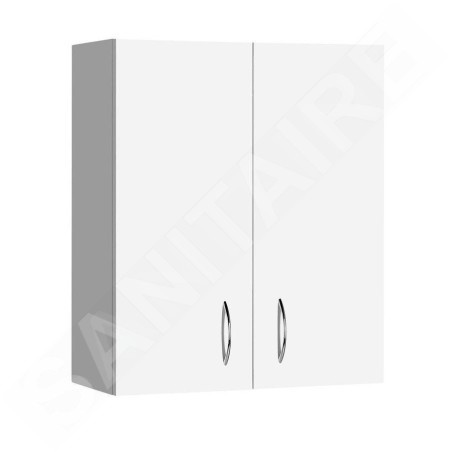 Aqualine Simplex Eco - Armoire suspendue 500x600x240 mm, blanc mat SIME530