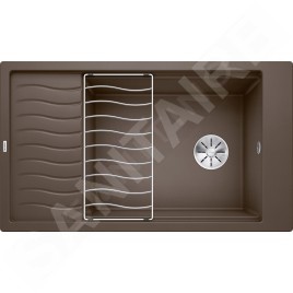 Blanco Elon XL 8 - Évier en silgranite, 860x500 mm, avec accessoires, InFino, café 524869