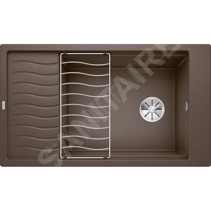 Blanco Elon XL 8 - Évier en silgranite, 860x500 mm, avec accessoires, café 524879