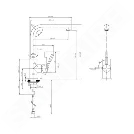 Villeroy & Boch Modern Steel - Mitigeur d'évier, anthracite 96680105