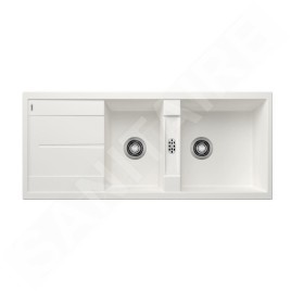 Blanco Metra 8 - Évier en silgranit, 1160x500 mm, blanc 513064