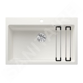 Blanco Etagon 8 - Évier en silgranit, 780x510 mm, avec accessoires, InFino, blanc 525191