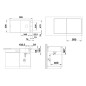 Blanco Axia III 5 - Évier en silgranit, 905x500 mm, avec accessoires, InFino, blanc doux 527041