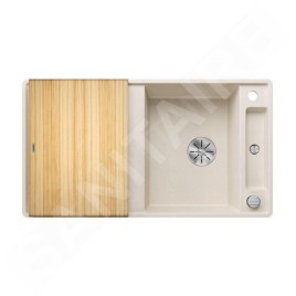 Blanco Axia III 5 - Évier en silgranit, 905x500 mm, avec accessoires, InFino, blanc doux 527041
