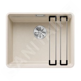 Blanco Etagon 500 - Évier en silgranit 527x427 mm, avec accessoires, InFino, blanc doux 527074