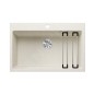 Blanco Etagon 8 - Évier en silgranit, 780x510 mm, avec accessoires, InFino, blanc doux 527079