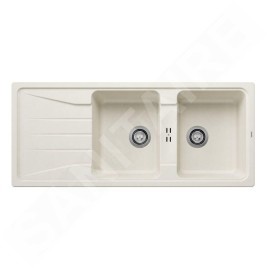 Blanco Sona 8 - Évier en silgranit, 1160x500 mm, blanc doux 527156