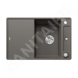 Blanco Axia III 45 - Évier en silgranit 770x500 mm, avec accessoires, InFino, gris 527220