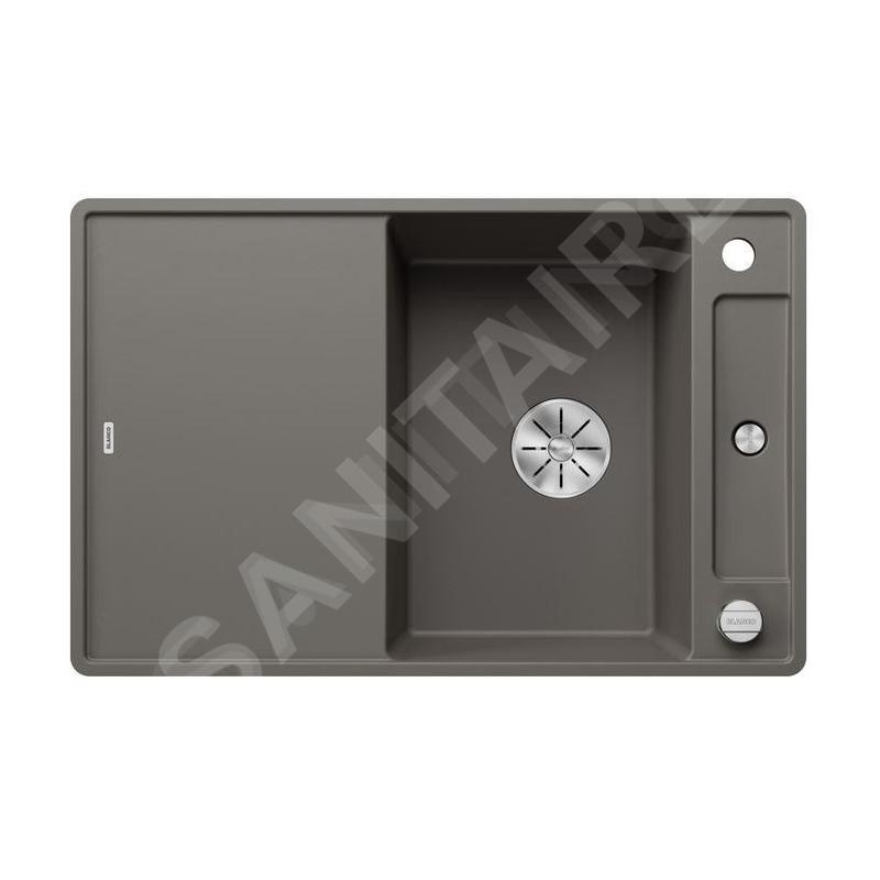 Blanco Axia III 45 - Évier en silgranit 770x500 mm, avec accessoires, InFino, gris 527220