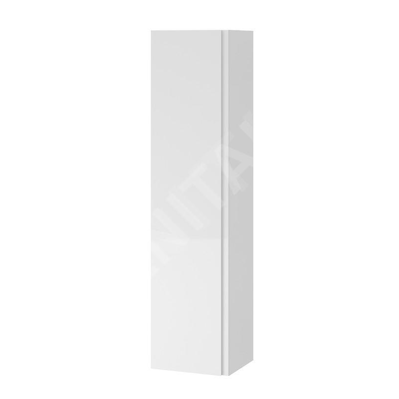 Cersanit Moduo - Armoire haute, 160x40x34 cm, 1 porte, charnières G/D, miroir intérieur, blanc S929-020