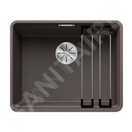 Blanco Etagon 500 - Évier en silgranit 527x427 mm, avec accessoires, InFino, gris 527257