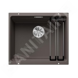 Blanco Etagon 500 - Évier en silgranit, 530x460 mm, avec accessoires, InFino, gris 527258