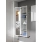 Cersanit Moduo - Armoire haute, 160x40x34 cm, 1 porte, charnières G/D, miroir intérieur, blanc S929-020