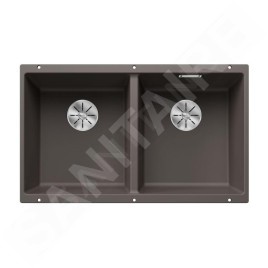 Blanco Subline 350/350 - Évier en silgranit, 755x460 mm, InFino, gris 527347