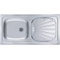 Alveus Basic - Évier 860x435 mm, inox 1008993