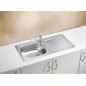 Alveus Basic - Évier 860x435 mm, inox 1008993