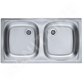 Alveus Basic - Évier 780x435 mm, inox 1039144