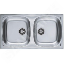 Alveus Basic - Évier 780x435 mm, inox 1049434