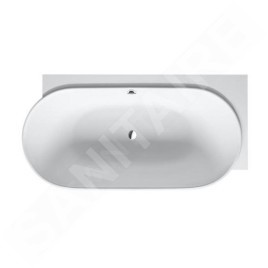 Duravit Luv - Baignoire 1850x950 mm, droite, DuraSolid, blanc 700432000000000