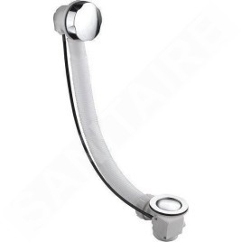 Aqualine Accessoires - Vidage baignoire et trop-plein 600 mm, chrome TY1002